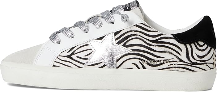 Amazon.com | Vintage Havana Women's Kate Sneaker, Black Zebra, 8.5
